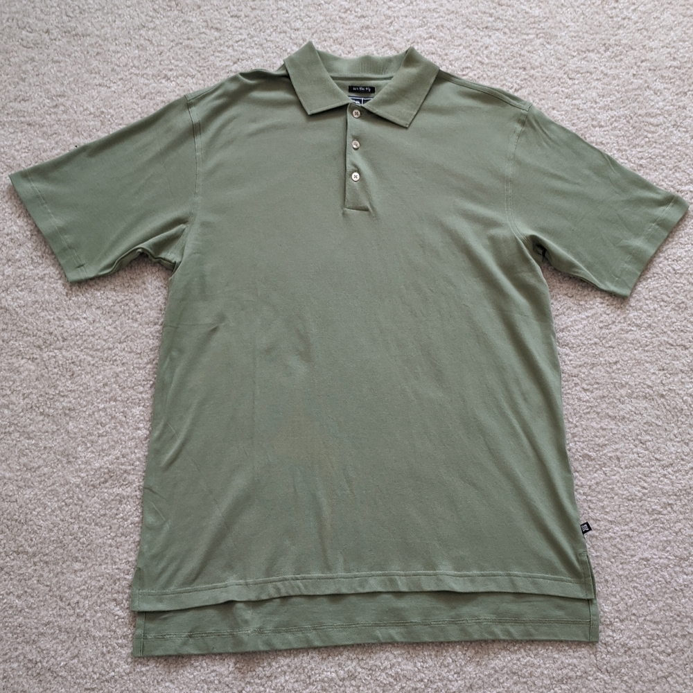 Adidas Green Short Sleeve Polo